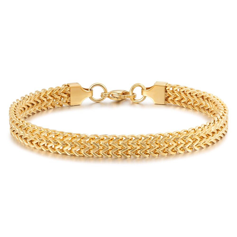 Vallarini Milano – Vintage Double-Grain Gold Chain Bracelet
