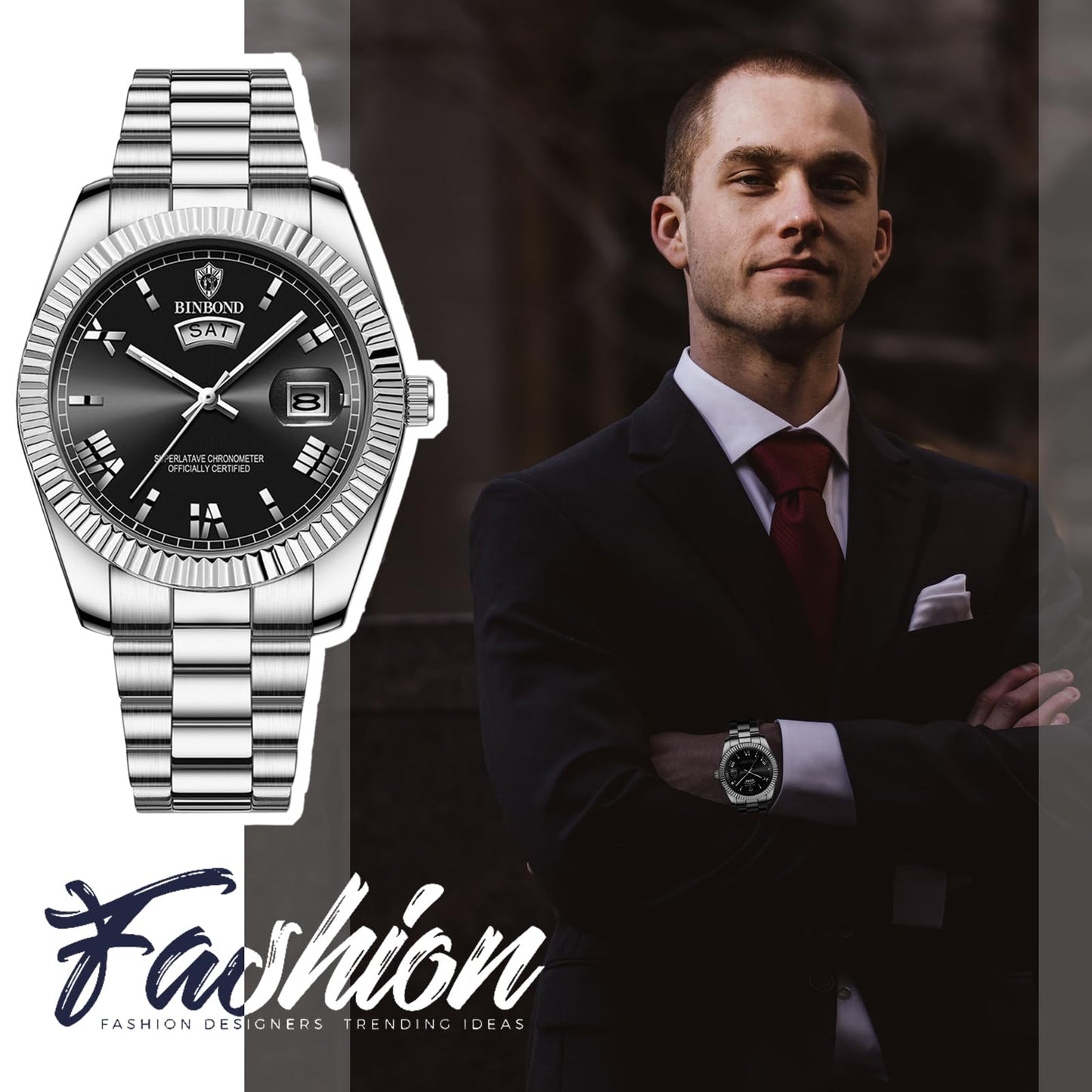 Vallarini Milano Bindond Edition Stainless Steel Quartz Watch
