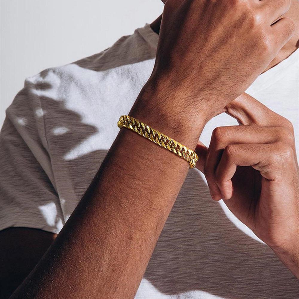 Vallarini Milano – 12mm Cuban Link Necklace & Bracelet Set