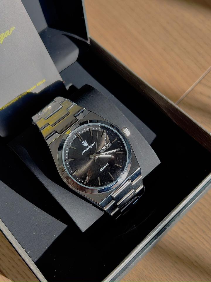 Poedagar 36mm Men’s Watch – Sleek & Everyday Style