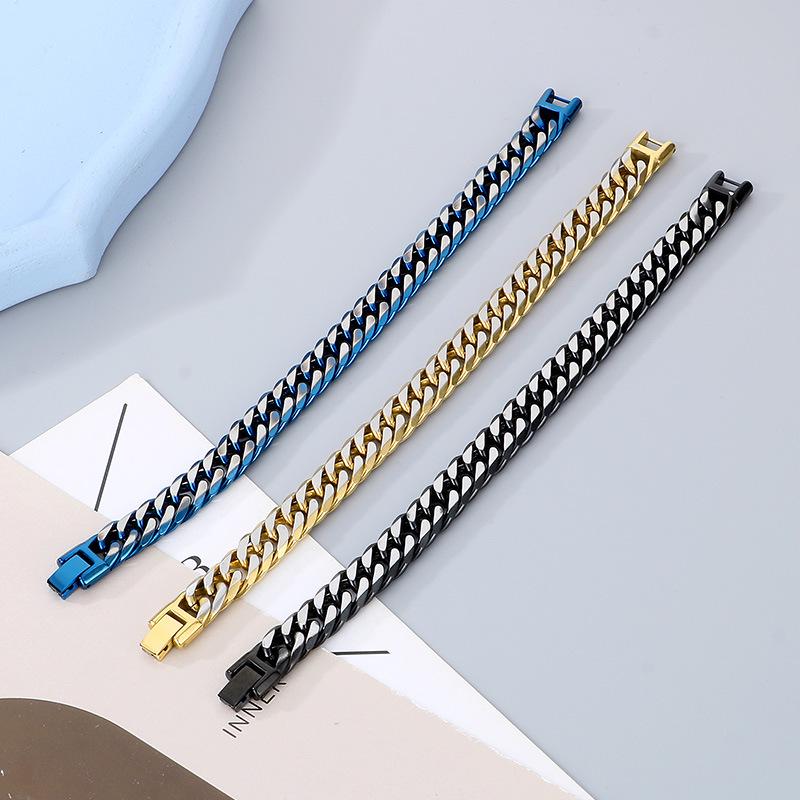 Vallarini Milano – Retro Cuban Titanium Bracelet