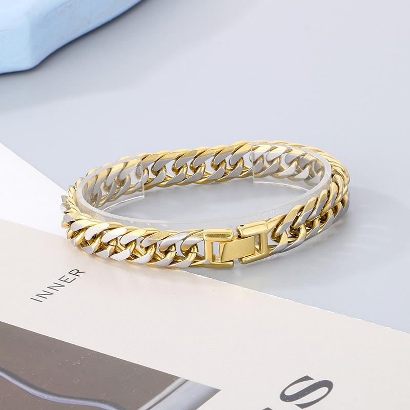 Vallarini Milano – Retro Cuban Titanium Bracelet