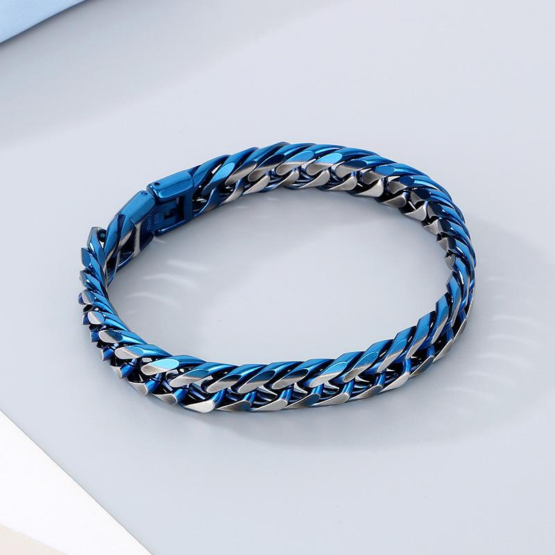 Vallarini Milano – Retro Cuban Titanium Bracelet