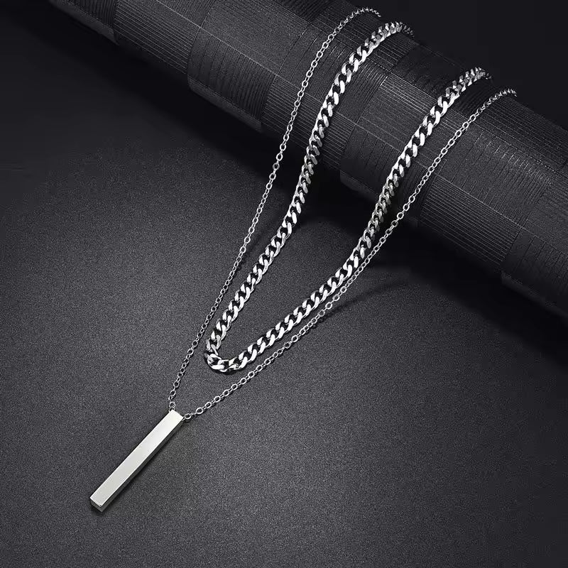 Vallarini Milano – Double Layer Cuban Chain Necklace