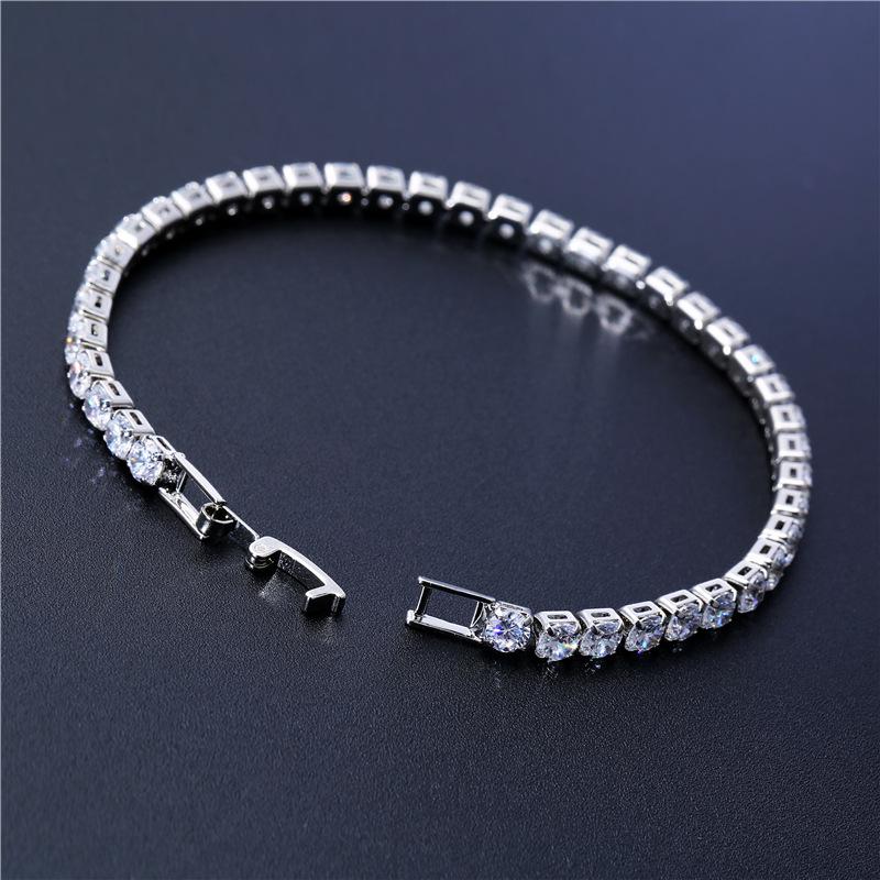 Vallarini Milano – Emerald CZ Tennis Chain Bracelet