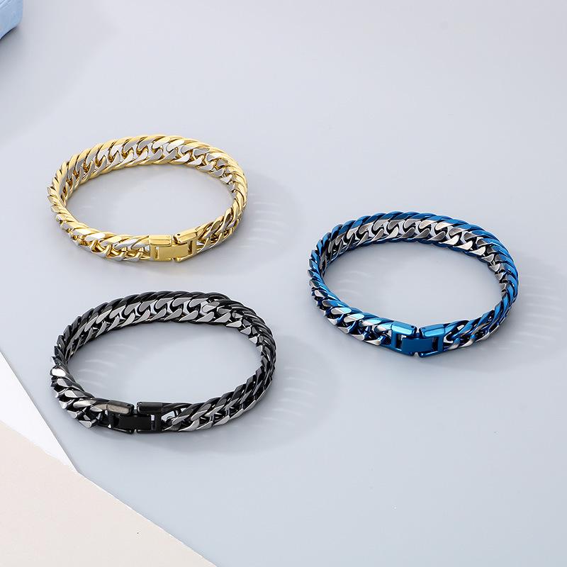 Vallarini Milano – Retro Cuban Titanium Bracelet