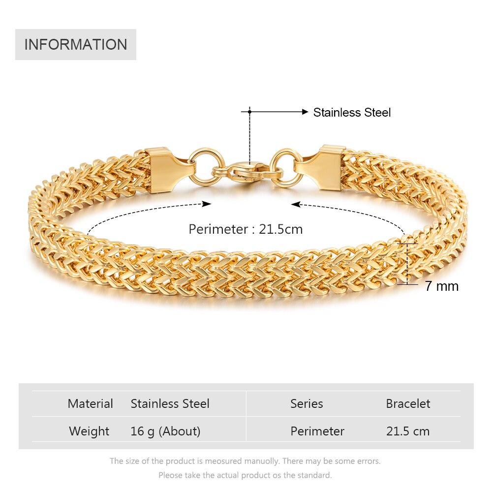 Vallarini Milano – Vintage Double-Grain Gold Chain Bracelet
