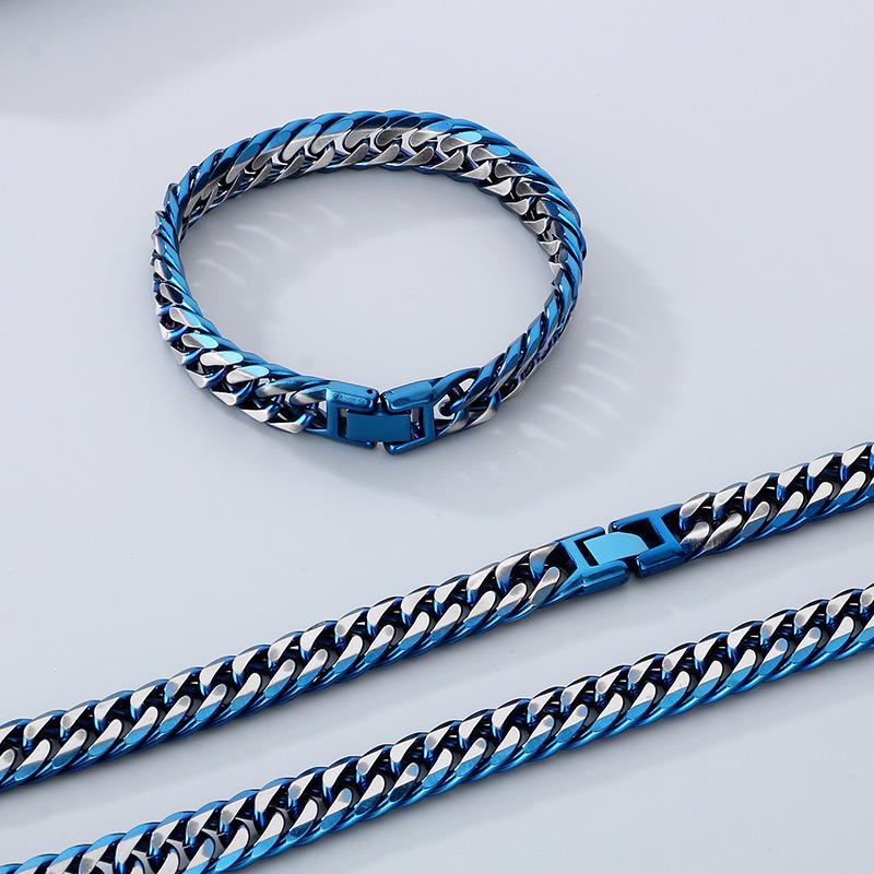 Vallarini Milano – Retro Cuban Titanium Bracelet