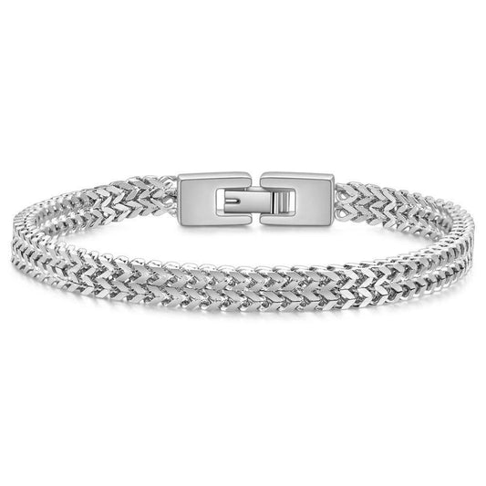 Vallarini Milano – 6mm Snake Chain Titanium Bracelet