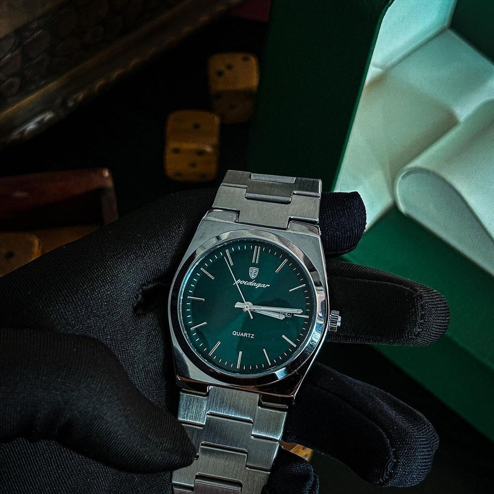 Poedagar 36mm Men’s Watch – Sleek & Everyday Style